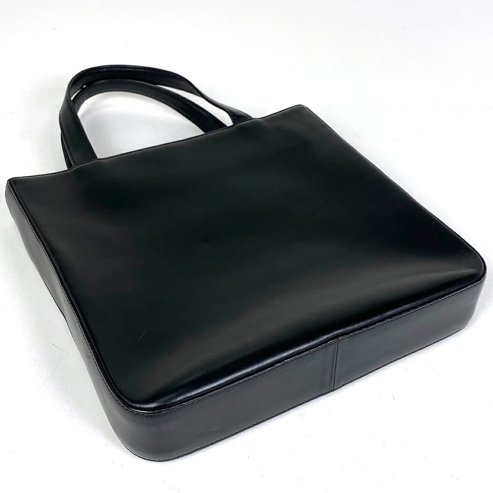 Burberry Leather Black Check Handbag